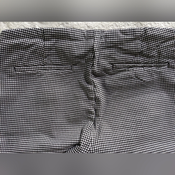 Rachel Zoe check pattern crop pants Sz 8 - Picture 3 of 7